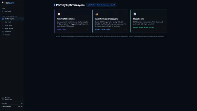 Portföy optimizasyonu — Black-Litterman ağırlıkları